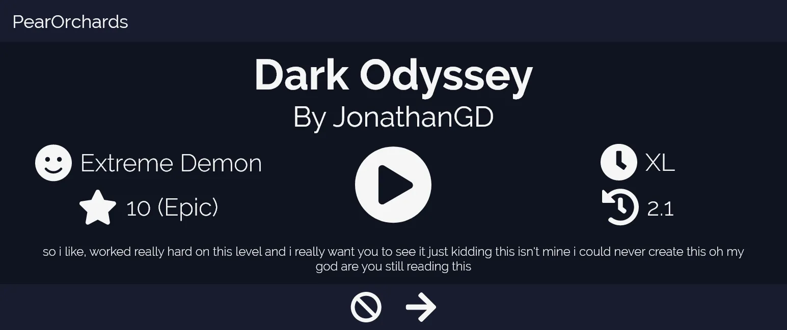 A preview of the streamer's page
